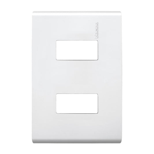 Placa Con 2 Módulos Con Chasis De Resina Color Blanco E5N2Bn Bticino - Tool Ferreterías / Ferretodo - Herramientas y material de construcción.