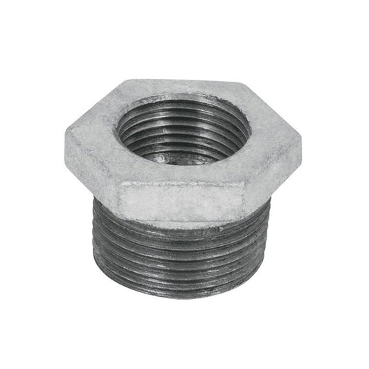 Reduccion Bushing 1/2" X 1/4" Galvanizado Roscada - Tool Ferreterías / Ferretodo - Herramientas y material de construcción.