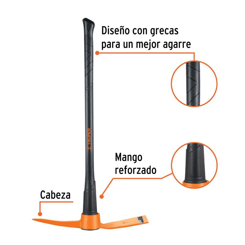 Talacho Pico De 5 Lb Con Mango De 36", Tp5M Truper 18647 - Tool Ferreterías / Ferretodo - Herramientas y material de construcción.