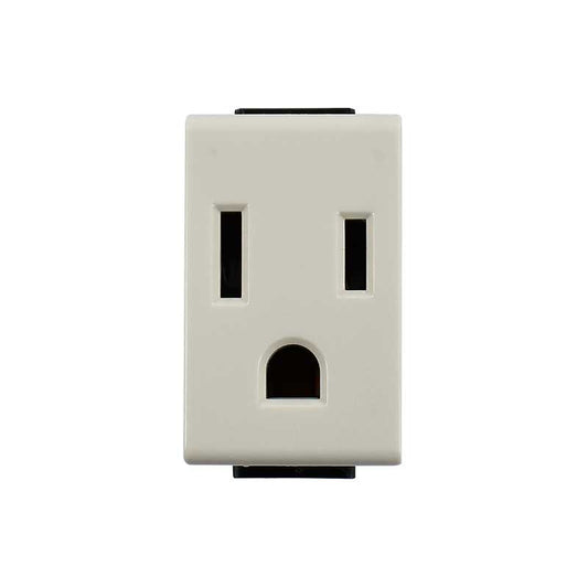 Tomacorriente 2P+T De 15 A Y 127 V Color Blanco Fza29S Forza - Tool Ferreterías / Ferretodo - Herramientas y material de construcción.